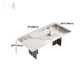 Modern Sintered Stone Dining Table Acrylic Dinner Room Kitchen Table Clearhalo 'Dining Tables & Seating' 'Dining Tables' 'dining_table' 'furn' 'furn_dining_table' 'Furniture' 'furniture_dining_table' 'Kitchen & Dining Furniture' 'kitchen' 'kitchen_dining_table' 4770076