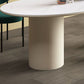 Modern Stone Top Dinette Table Oval Home Kitchen Dinner Tripod Dining Table Clearhalo 'Dining Tables & Seating' 'Dining Tables' 'dining_table' 'furn' 'furn_dining_table' 'Furniture' 'furniture_dining_table' 'Kitchen & Dining Furniture' 'kitchen' 'kitchen_dining_table' 4770101