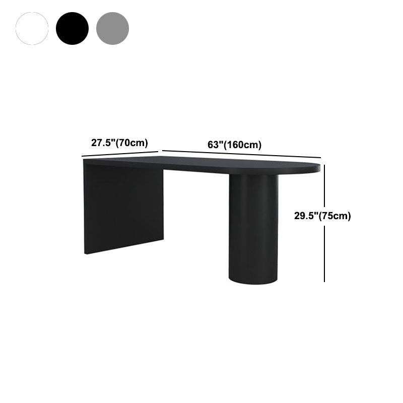 Irregular Shape Solid Wood Table for Restaurant Modern Island Table with Double Pedestal Clearhalo 'Dining Tables & Seating' 'Dining Tables' 'dining_table' 'furn' 'furn_dining_table' 'Furniture' 'furniture_dining_table' 'Kitchen & Dining Furniture' 'kitchen' 'kitchen_dining_table' 4770139