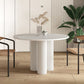 Mesa de comedor contemporánea Mesa redonda para comedor con base de pedestal