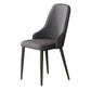 Contemporary Modern Metal Indoor-Outdoor Side Chair Solid Back Chair Grey 1 Piece Clearhalo 'Dining Chairs' 'Dining Tables & Seating' 'dining_chair' 'Furniture' 'furniture_dining_chair' 'Kitchen & Dining Furniture' 4770253
