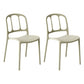 Scandinavian Armless Stacking Dining Chair Open Back Side Chair Light Green 2 Piece Set Clearhalo 'Dining Chairs' 'Dining Tables & Seating' 'dining_chair' 'furn' 'furn_dining_chair' 'Furniture' 'furniture_dining_chair' 'Kitchen & Dining Furniture' 4770520