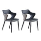 Industrial Style Faux Leather Side Chair Open Back Side Chair for Home Blue 2 Piece Set Clearhalo 'Dining Chairs' 'Dining Tables & Seating' 'dining_chair' 'furn' 'furn_dining_chair' 'Furniture' 'furniture_dining_chair' 'Kitchen & Dining Furniture' 4770529