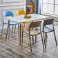 Nordic Style Open Back Dining Side Chair Plastic Dining Armless Chair for Home Clearhalo 'Dining Chairs' 'Dining Tables & Seating' 'dining_chair' 'furn' 'furn_dining_chair' 'Furniture' 'furniture_dining_chair' 'Kitchen & Dining Furniture' 4770580