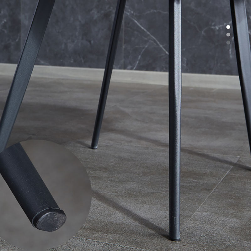 Contemporary Dining Chairs Kitchen Armless Side Chairs with Metal Legs Clearhalo 'Dining Chairs' 'Dining Tables & Seating' 'dining_chair' 'Furniture' 'furniture_dining_chair' 'Kitchen & Dining Furniture' 4770608