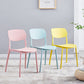 Plastic Scandinavian Dining Kitchen Room Chair Open Back Side Chair Clearhalo 'Dining Chairs' 'Dining Tables & Seating' 'dining_chair' 'furn' 'furn_dining_chair' 'Furniture' 'furniture_dining_chair' 'Kitchen & Dining Furniture' 4770673