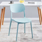 Plastic Scandinavian Dining Kitchen Room Chair Open Back Side Chair Clearhalo 'Dining Chairs' 'Dining Tables & Seating' 'dining_chair' 'furn' 'furn_dining_chair' 'Furniture' 'furniture_dining_chair' 'Kitchen & Dining Furniture' 4770674