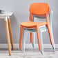 Plastic Scandinavian Dining Kitchen Room Chair Open Back Side Chair Clearhalo 'Dining Chairs' 'Dining Tables & Seating' 'dining_chair' 'furn' 'furn_dining_chair' 'Furniture' 'furniture_dining_chair' 'Kitchen & Dining Furniture' 4770686