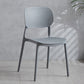 Contemporary Stackable Chair Plastic Open Back Kitchen Armless Chair Grey 1 Piece Clearhalo 'Dining Chairs' 'Dining Tables & Seating' 'dining_chair' 'furn' 'furn_dining_chair' 'Furniture' 'furniture_dining_chair' 'Kitchen & Dining Furniture' 4770696