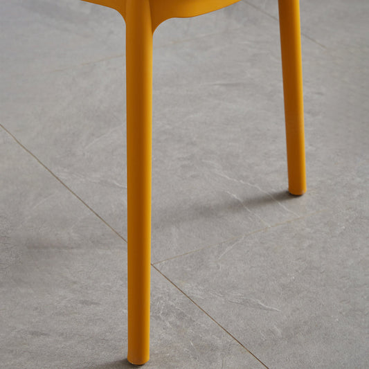 Contemporary Stackable Chair Plastic Open Back Kitchen Armless Chair Clearhalo 'Dining Chairs' 'Dining Tables & Seating' 'dining_chair' 'furn' 'furn_dining_chair' 'Furniture' 'furniture_dining_chair' 'Kitchen & Dining Furniture' 4770707