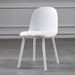 Scandinavian Plastic Kitchen Dining Room Chair Solid Back Side Chair White 1 Piece Clearhalo 'Dining Chairs' 'Dining Tables & Seating' 'dining_chair' 'furn' 'furn_dining_chair' 'Furniture' 'furniture_dining_chair' 'Kitchen & Dining Furniture' 4770740
