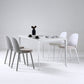 Scandinavian Plastic Kitchen Dining Room Chair Solid Back Side Chair Clearhalo 'Dining Chairs' 'Dining Tables & Seating' 'dining_chair' 'furn' 'furn_dining_chair' 'Furniture' 'furniture_dining_chair' 'Kitchen & Dining Furniture' 4770752