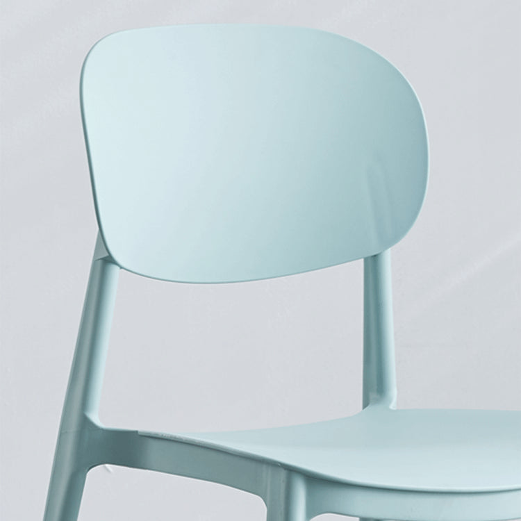 Contemporary Plastic Kitchen Dining Room Chair Open Back Side Chair Clearhalo 'Dining Chairs' 'Dining Tables & Seating' 'dining_chair' 'furn' 'furn_dining_chair' 'Furniture' 'furniture_dining_chair' 'Kitchen & Dining Furniture' 4770780