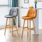 Modern Wood Kitchen Dining Room Armless Stool Low Back Bar Stool Clearhalo 'Bar Furniture' 'Bar Stools' 'bar_stools' 'furn' 'furn_bar_stools' 'Furniture' 'furniture_bar_stools' 'Kitchen & Dining Furniture' 4770838