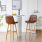 Modern Wood Kitchen Dining Room Armless Stool Low Back Bar Stool Clearhalo 'Bar Furniture' 'Bar Stools' 'bar_stools' 'furn' 'furn_bar_stools' 'Furniture' 'furniture_bar_stools' 'Kitchen & Dining Furniture' 4770861