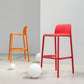 Contemporary PP Bar and Counter Stool Low Back Stool with 4 Legs Clearhalo 'Bar Furniture' 'Bar Stools' 'bar_stools' 'furn' 'furn_bar_stools' 'Furniture' 'furniture_bar_stools' 'Kitchen & Dining Furniture' 4770908