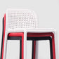 Contemporary PP Bar and Counter Stool Low Back Stool with 4 Legs Clearhalo 'Bar Furniture' 'Bar Stools' 'bar_stools' 'furn' 'furn_bar_stools' 'Furniture' 'furniture_bar_stools' 'Kitchen & Dining Furniture' 4770913