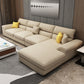 Modern Reversible Chaise Sofa with Pillows Flared Arm Sectionals for Living Room Clearhalo 'furn' 'furn_sectionals' 'Furniture' 'furniture_sectionals' 'kitchen' 'kitchen_sectionals' 'Living Room Furniture' 'Sectionals' 4773290