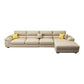 Modern Reversible Chaise Sofa with Pillows Flared Arm Sectionals for Living Room Clearhalo 'furn' 'furn_sectionals' 'Furniture' 'furniture_sectionals' 'kitchen' 'kitchen_sectionals' 'Living Room Furniture' 'Sectionals' 4773294