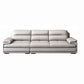 Contemporary Pillowed Back Cushions Sofa/Sectional with Pillow Top Arm 112"L x 39"W x 35"H Genuine Leather Clearhalo 'furn' 'furn_sectionals' 'Furniture' 'furniture_sectionals' 'kitchen' 'kitchen_sectionals' 'Living Room Furniture' 'Sectionals' 4773311