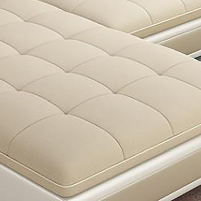 118.11"D x 66.93"W x 25.59"H Tufted Split-Back with Bostol Pillows Sectional Sofa Clearhalo 'furn' 'furn_sectionals' 'Furniture' 'furniture_sectionals' 'kitchen' 'kitchen_sectionals' 'Living Room Furniture' 'Sectionals' 4773382