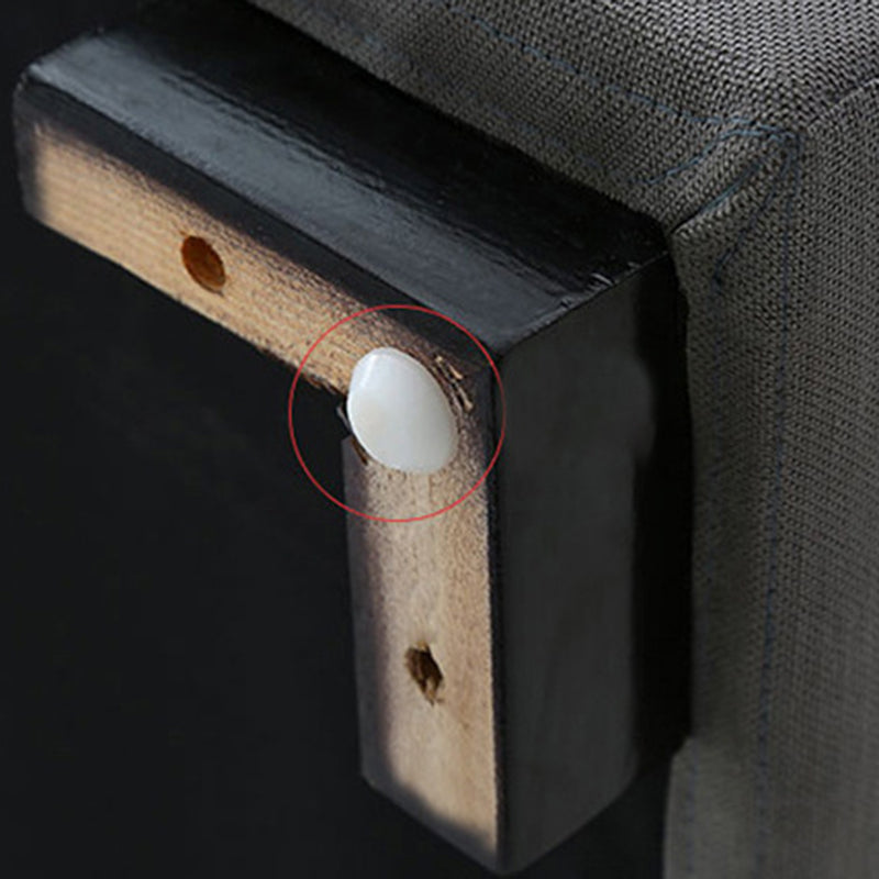 Assembled Settee Furniture Faux Leather and Fabric Bench Seating Clearhalo 'furn' 'furn_sectionals' 'Furniture' 'furniture_sectionals' 'kitchen' 'kitchen_sectionals' 'Living Room Furniture' 'Sectionals' 4773553