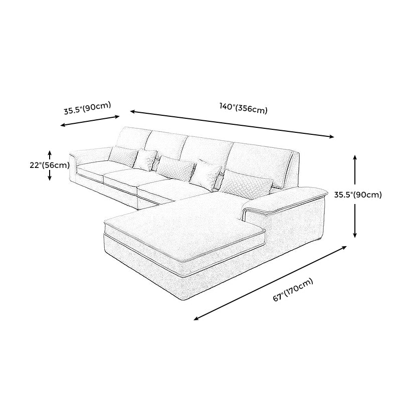 Assembled Settee Furniture Faux Leather and Fabric Bench Seating Clearhalo 'furn' 'furn_sectionals' 'Furniture' 'furniture_sectionals' 'kitchen' 'kitchen_sectionals' 'Living Room Furniture' 'Sectionals' 4773557