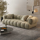Scandinavian Green Sofa with Tuxedo Arm and Sewn Pillow Back Clearhalo 'furn' 'furn_sectionals' 'Furniture' 'furniture_sectionals' 'kitchen' 'kitchen_sectionals' 'Living Room Furniture' 'Sectionals' 4773822