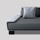 Contemporary Industrial Fabric Sofa with Bolster Pillows 29.53"High Pillow Top Arm Sofa Clearhalo 'furn' 'furn_sectionals' 'Furniture' 'furniture_sectionals' 'kitchen' 'kitchen_sectionals' 'Living Room Furniture' 'Sectionals' 4773872