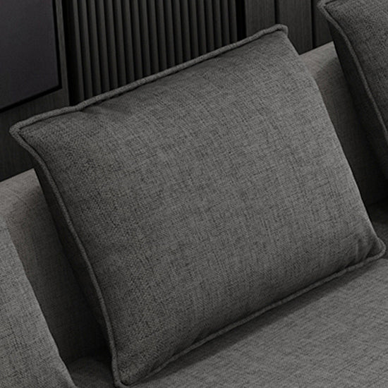 Contemporary Removable Cushions Loose Back Sofa with Reversible Chaise for Living Room Clearhalo 'furn' 'furn_sectionals' 'Furniture' 'furniture_sectionals' 'kitchen' 'kitchen_sectionals' 'Living Room Furniture' 'Sectionals' 4773895