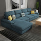 Contemporary 3 Pieces Sectional Sofa 72.83" Wide 35.43" High Dark Blue Clearhalo 'furn' 'furn_sectionals' 'Furniture' 'furniture_sectionals' 'kitchen' 'kitchen_sectionals' 'Living Room Furniture' 'Sectionals' 4773985