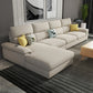 Contemporary 3 Pieces Sectional Sofa 72.83" Wide 35.43" High Off-White Clearhalo 'furn' 'furn_sectionals' 'Furniture' 'furniture_sectionals' 'kitchen' 'kitchen_sectionals' 'Living Room Furniture' 'Sectionals' 4773992