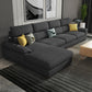 Contemporary 3 Pieces Sectional Sofa 72.83" Wide 35.43" High Black Clearhalo 'furn' 'furn_sectionals' 'Furniture' 'furniture_sectionals' 'kitchen' 'kitchen_sectionals' 'Living Room Furniture' 'Sectionals' 4773993
