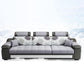Pillow Top Arm Modular Settee Furniture 3-seater Sofa and Chaise with Pillows Clearhalo 'furn' 'furn_sectionals' 'Furniture' 'furniture_sectionals' 'kitchen' 'kitchen_sectionals' 'Living Room Furniture' 'Sectionals' 4774023