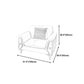 Contemporary Biscuit Back Sofa with Flared Arm for Apartment 36.61" Clearhalo 'furn' 'furn_sectionals' 'Furniture' 'furniture_sectionals' 'kitchen' 'kitchen_sectionals' 'Living Room Furniture' 'Sectionals' 4774048