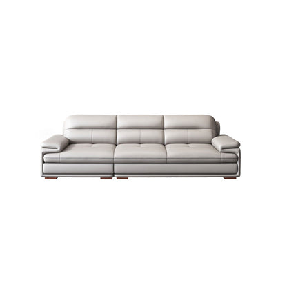 Contemporary Pillow Top Arms Sectional with Cushion Back 35.43" for Living Room 112"L x 39"W x 35"H Clearhalo 'furn' 'furn_sectionals' 'Furniture' 'furniture_sectionals' 'kitchen' 'kitchen_sectionals' 'Living Room Furniture' 'Sectionals' 4774101