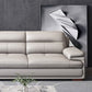 Contemporary Pillow Top Arms Sectional with Cushion Back 35.43" for Living Room Clearhalo 'furn' 'furn_sectionals' 'Furniture' 'furniture_sectionals' 'kitchen' 'kitchen_sectionals' 'Living Room Furniture' 'Sectionals' 4774104