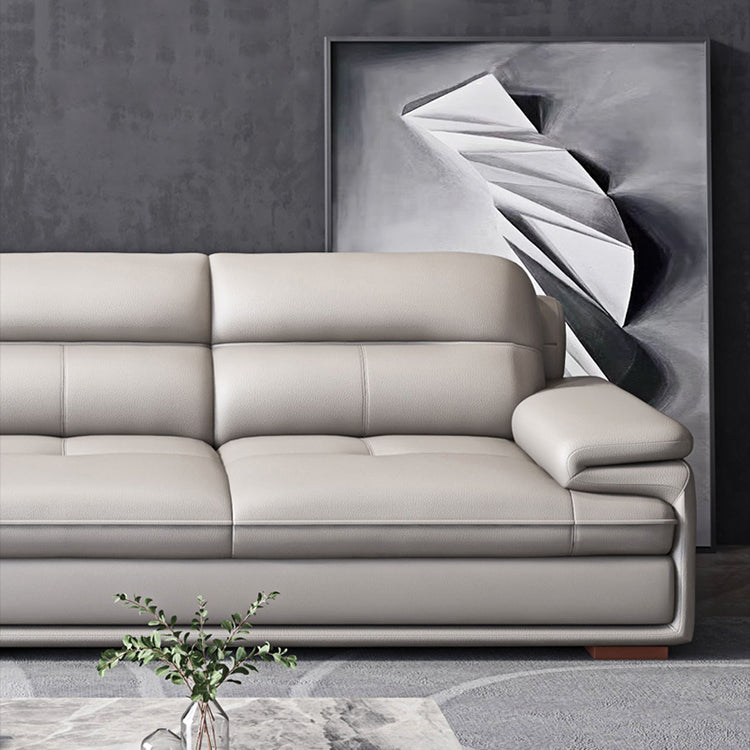 Contemporary Pillow Top Arms Sectional with Cushion Back 35.43" for Living Room Clearhalo 'furn' 'furn_sectionals' 'Furniture' 'furniture_sectionals' 'kitchen' 'kitchen_sectionals' 'Living Room Furniture' 'Sectionals' 4774104