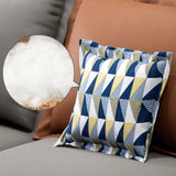 129.92" D x 70.86" W x 35.43" H Faux Leather Square Arm Sofa with Bolster Pillows Clearhalo 'furn' 'furn_sectionals' 'Furniture' 'furniture_sectionals' 'kitchen' 'kitchen_sectionals' 'Living Room Furniture' 'Sectionals' 4774158