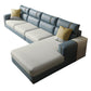 Modern Sofa&Chaise with 70.86" D x37" W x 33.46" H 1 Chaise on Right Facing Blue Sponge Clearhalo 'furn' 'furn_sectionals' 'Furniture' 'furniture_sectionals' 'kitchen' 'kitchen_sectionals' 'Living Room Furniture' 'Sectionals' 4774211