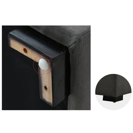 Assembled 3-seater Sofa and Chaise Recessed Arm Settee Furniture Clearhalo 'furn' 'furn_sectionals' 'Furniture' 'furniture_sectionals' 'kitchen' 'kitchen_sectionals' 'Living Room Furniture' 'Sectionals' 4774269