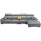Waterproof Linen Pillow Top Arm Sofa with Adjustable Bolster Pillows and Storage Bag 131"L x 71"W x 39"H Sponge Clearhalo 'furn' 'furn_sectionals' 'Furniture' 'furniture_sectionals' 'kitchen' 'kitchen_sectionals' 'Living Room Furniture' 'Sectionals' 4774280