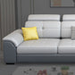 133.07" D x 70.86" W x 35.43" H Pillow Top Arm Sofa with Adjustable Bolster Pillows Clearhalo 'furn' 'furn_sectionals' 'Furniture' 'furniture_sectionals' 'kitchen' 'kitchen_sectionals' 'Living Room Furniture' 'Sectionals' 4774328