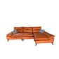 Contemporary Cushions Sofa 39.37"High Flared Arm Stain Resistant Sofa 118"L x 45"W x 39"H Clearhalo 'furn' 'furn_sectionals' 'Furniture' 'furniture_sectionals' 'kitchen' 'kitchen_sectionals' 'Living Room Furniture' 'Sectionals' 4774371