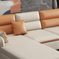102.36" D x 62.99" W x 29.53" H Fabric Left Orientation Sofa with Storage Clearhalo 'furn' 'furn_sectionals' 'Furniture' 'furniture_sectionals' 'kitchen' 'kitchen_sectionals' 'Living Room Furniture' 'Sectionals' 4774390