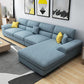 38.5"H Scandinavian Linen Flared Arm Sofa& Chaise Lounge for Living Room Light Blue Left Clearhalo 'furn' 'furn_sectionals' 'Furniture' 'furniture_sectionals' 'kitchen' 'kitchen_sectionals' 'Living Room Furniture' 'Sectionals' 4774424