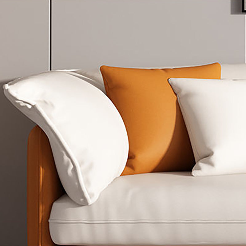 Square Arm Sofa Pillow Top Sofa with Multiple Cushions for Living Room and Apartment Clearhalo 'furn' 'furn_sofas' 'Furniture' 'furniture_sofas' 'kitchen' 'kitchen_sofas' 'Living Room Furniture' 'Sofa' 'sofas' 4777287