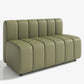 31.5"High Contemporary Fabric Sewn Pillow Back Sofa for Restaurant and Cafe 47"L x 28"W x 31"H Green Armless Clearhalo 'furn' 'furn_sofas' 'Furniture' 'furniture_sofas' 'kitchen' 'kitchen_sofas' 'Living Room Furniture' 'Sofa' 'sofas' 4777366