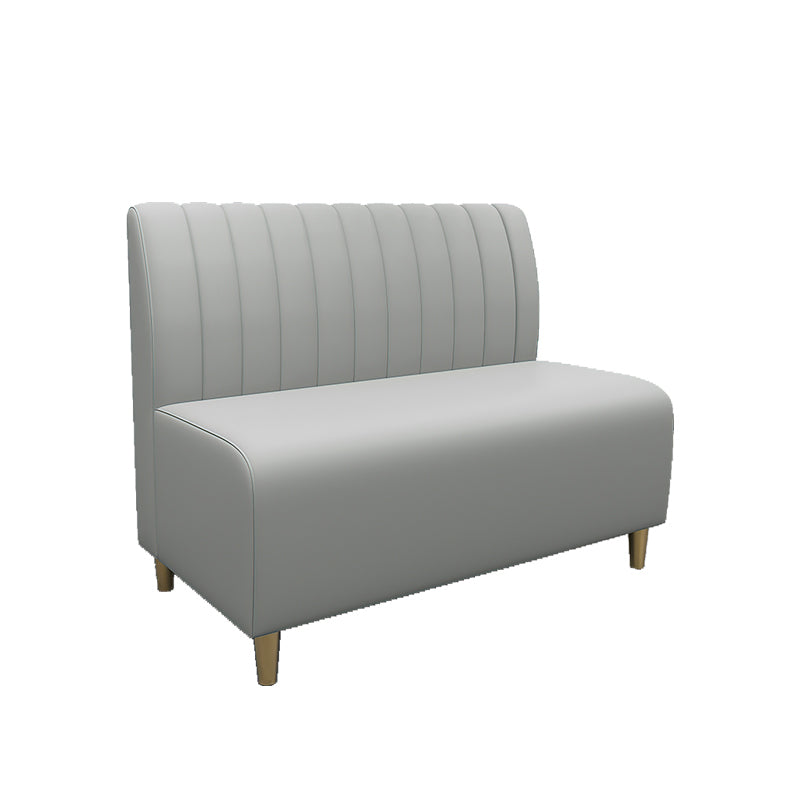 47.27"D x 25.59"W x 33.46"H Glam 2-seat Sewn Pillow Back Sofa for Restaurant Clearhalo 'furn' 'furn_sofas' 'Furniture' 'furniture_sofas' 'kitchen' 'kitchen_sofas' 'Living Room Furniture' 'Sofa' 'sofas' 4777417