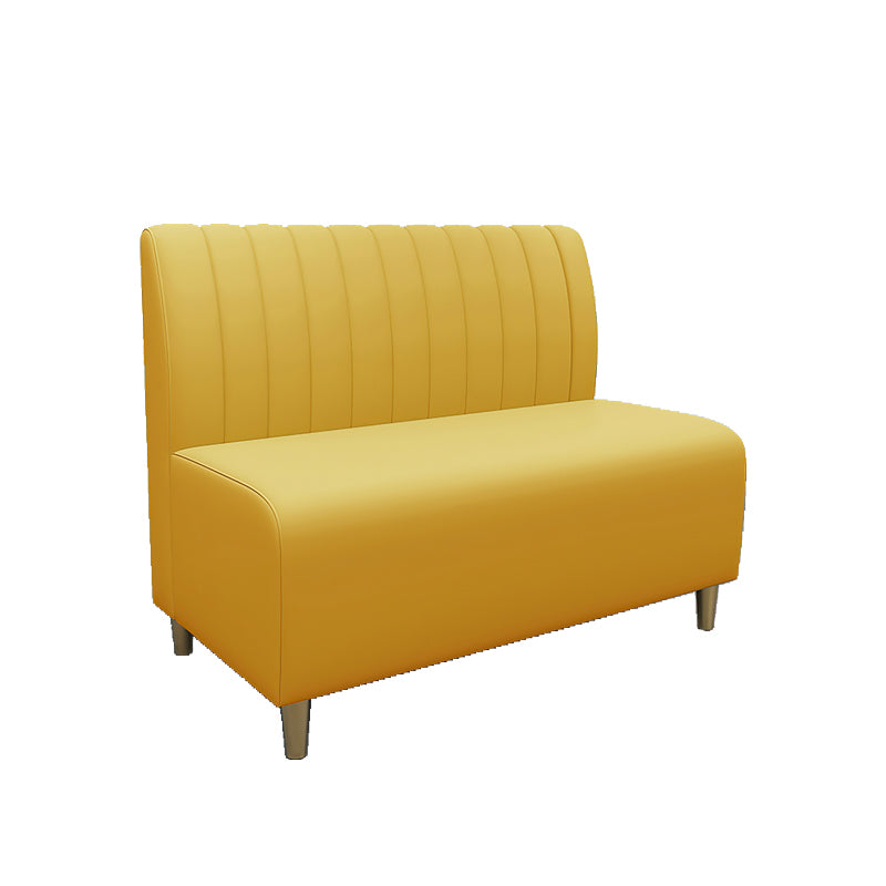 47.27"D x 25.59"W x 33.46"H Glam 2-seat Sewn Pillow Back Sofa for Restaurant Clearhalo 'furn' 'furn_sofas' 'Furniture' 'furniture_sofas' 'kitchen' 'kitchen_sofas' 'Living Room Furniture' 'Sofa' 'sofas' 4777424